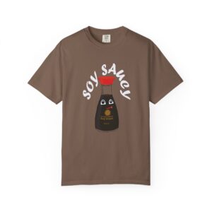 Soy Saucy Graphic T-Shirt With Cute Playful Soy Sauce Bottle